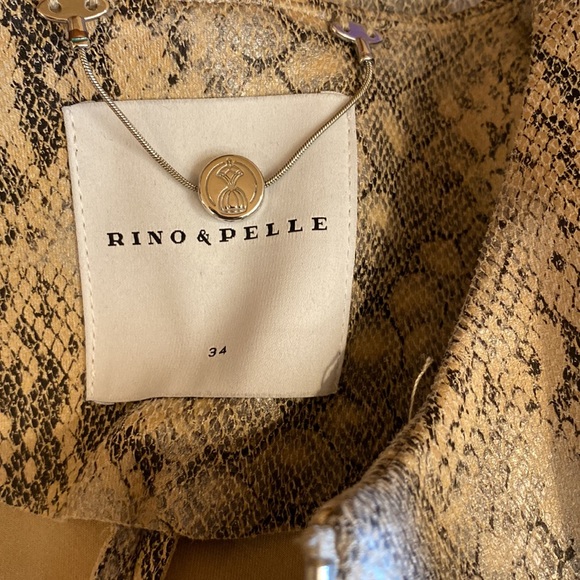 Rino & Pelle snakeskin sand jacket - Picture 7 of 7